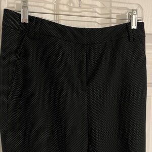 New York & Company Black Polka Dot Pants